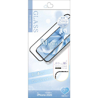 ラスタバナナ iPhone17用MIGNU ダイヤモンドカットフレームガラス BLC グレービーココア FGD5131IP5A