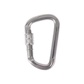 トラスコ中山 TRUSCO　ネジロック付カラビナ　線径8mmx79mm　シルバー TKNNL880SV