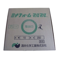 酒井化学工業 弾性シーラントバックアップ材 ミナフォームマルマル #10 10mm×250m グレー グレー7～810250 FC330EW-8289142