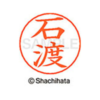 シヤチハタ ネームペン用ネーム シルバー 既製 石渡 FC45991-X-GPS-0220
