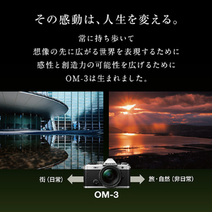 OMデジタルソリューションズ デジタル一眼カメラ OM-3 12-45mm F4．0 PROレンズキット OMSYSTEM ブラック OM-3 12-45MMF4.0PROKITSLV-イメージ5