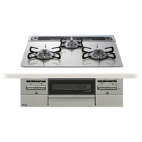 パロマ 【プロパンガス用】ビルトインガスコンロ(幅60cm) ブリリオα シャインシルバー ICD7W9GH LPG