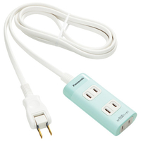 パナソニック 電源タップ(3個口・2．0m) ザ･タップQ グリーン WHA2423GP