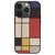 Man & Wood iPhone 14 Pro Max用天然木ケース Mondrian Wood I23647I14PM-イメージ1