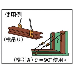 日本クランプ ねじ式万能型クランプ 3.5 3.59～554545170 FC362HG-1065661-イメージ2