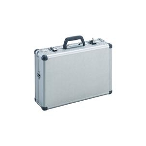 トラスコ中山 TRUSCO　アルミケース　片開き　386X245X128　シルバー TAC-114600-イメージ1