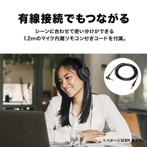 オーディオテクニカ ワイヤレスヘッドホン ネイビーベージュ ATH-S220BT NBG-イメージ13