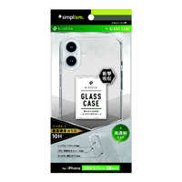 トリニティ iPhone 16 Plus用[GLASSICA] 背面ガラスケース クリア TR-IP24L2-CGC-PCCCL