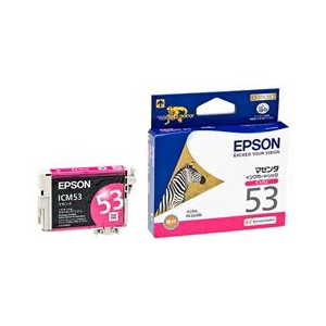 エプソン インクカートリッジ マゼンタ マゼンタ ICM53-イメージ1