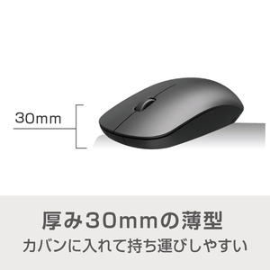 e angle ワイヤレスマウス ブルー ANGV-CSMSW3-A-BL-イメージ5