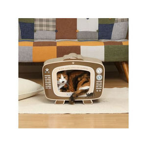 不二貿易 猫の爪とぎ テレビ FC554TA-54223-イメージ4