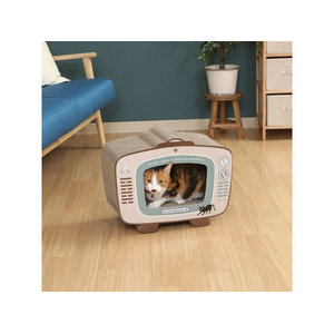 不二貿易 猫の爪とぎ テレビ FC554TA-54223-イメージ8