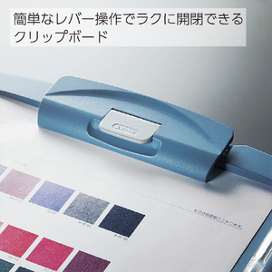 コクヨ クリップボードH B5タテ 短辺とじ ダークグレー FCK233B-ﾖﾊ-H75NDM-イメージ2