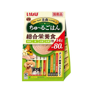 いなば ちゅーるごはん チーズ野菜バラエティ 14g×80P FCD553H-イメージ1