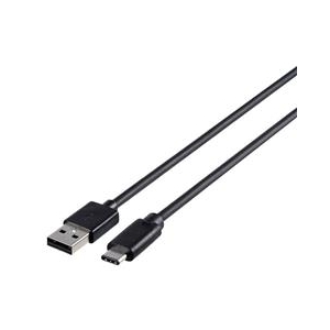 BUFFALO USB2．0ケーブル(A to C) (1．0m) ブラック BSUAC210BK-イメージ1