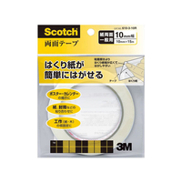 3M スコッチ両面テープ 10mm×15m ライナー付 1個 F835216-610-3-10R