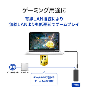 I・Oデータ Thunderbolt3/4/5・USB4専用 10GbE LANアダプター GP-CR4510GH/B-イメージ4