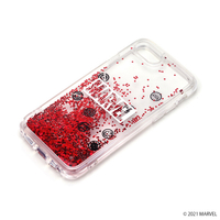 PGA iPhone SE(第2世代)/8/7/6s/6用グリッターケース マーベルロゴ PG-DLQ20M08MVL