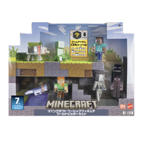 マテル JFG66 マインクラフト ベーシックフィギュア ワールドビルダーセット ﾏｲｸﾗBﾌｲｷﾞﾕｱﾜ-ﾙﾄﾞﾋﾞﾙﾀﾞ-ｾﾂﾄ