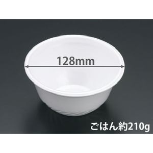 リスパック どんぶり容器 RP丼 128B新 白 リスパック 25枚 FCG719V-00114514-イメージ2