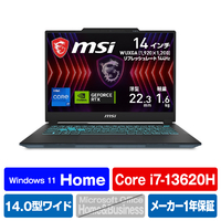 MSI ノートパソコン Cyborg 14 A13U ブラック&スケルトン CYBORG14A13UDX4149JP