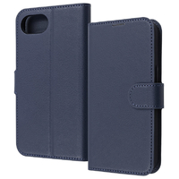 レイアウト iPhone 16e用Like standard 耐衝撃 マグネットベルト シンプル 手帳型レザーケース ダークネイビー RT-P50ELC1/DN