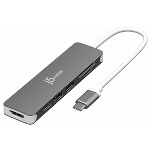 j5 create USB-C to HDMI & PD 6in1マルチアダプター スペースグレー JCD353 j5 create USB-C to HDMI & PD 6in1マルチアダプター スペースグレー JCD353