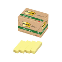 3M ポスト・イット 見出し 再生紙 エコノパック 50×15mm イエロー 25冊 F814939-7001-Y