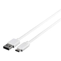BUFFALO USB2．0ケーブル(A to C) (1．0m) ホワイト BSUAC210WH