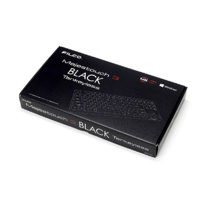 FILCO メカニカルキーボード 静音赤軸 テンキーレス 日本語配列 Majestouch 3 BLACK ブラック FKBN91MPS/NFMB3-イメージ7