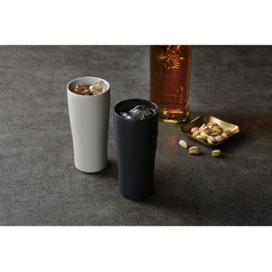 カクセー 真空二重セラミックコートタンブラー450ml セラコ グレー CE01Hｼﾝｸｳｾﾗﾐﾂｸﾀﾝﾌﾞﾗ-450-イメージ6