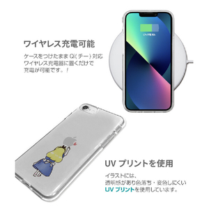 AKAN iPhone 15 Pro用ソフトクリアケース お姫様 AK25649I15PR-イメージ11