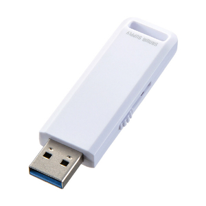 サンワサプライ USB3.2 Gen1 メモリ 8GB ホワイト UFD-3SL8GW サンワサプライ USB3.2 Gen1 メモリ 8GB ホワイト UFD-3SL8GW