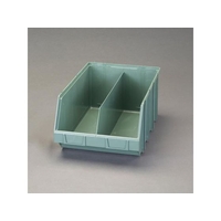 エスコ パーツトレー連結 重ね置型 緑 385×580×250mm 1個 FCV8750-EA661CM-9