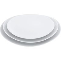 江部松商事 EBM/磁器 中華・洋食兼用食器 白楕円皿 21cm FC421LX-8179530