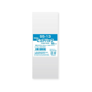 シモジマ ピュアパックS 厚0.03×50×130 100枚 FCV4207-6798205-イメージ1