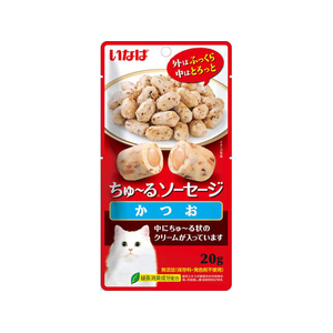 いなば ちゅーるソーセージ かつお 20g FCJ061J-イメージ1