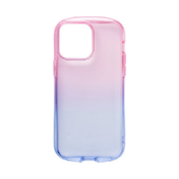 Hamee iPhone 14 Pro Max用TPUケース IFACE LOOK IN CLEAR LOLLY ピーチ/サファイア 41-946497