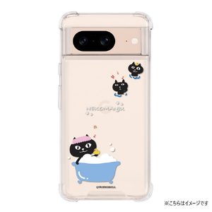 abbi FRIENDS Google Pixel 8用ネコマンジュウハイブリッドケース バスタイム ABF26649P8-イメージ2