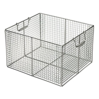 エムテートリマツ MT/18-8 スプーン洗浄篭 (クリンプ目) 375×330×230 FCL6225-042379002