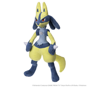タカラトミー ポケットモンスター ポケモンぬいぐるみ 黄色いルカリオ ﾎﾟｹﾓﾝﾇｲｸﾞﾙﾐｷｲﾛｲﾙｶﾘｵ-イメージ1