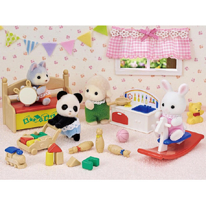 エポック社 シルバニアファミリー  DF-20 おもちゃいっぱいセット-しろウサギ・パンダの赤ちゃん- ｼﾛｳｻｷﾞﾊﾟﾝﾀﾞﾉｱｶﾁﾔﾝDF20-イメージ5