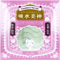 日繊商工 Fuwamoco Marche 吸水美神 ショートからロングヘア用 1枚入 グリーン ｷﾕｳｽｲﾋﾞｼﾞﾝﾍｱﾀｵﾙｸﾞﾘ-ﾝ