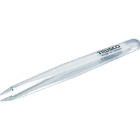 トラスコ 透明プラスチック製ピンセット　１２０ｍｍ　先細型 TPP-230-TM