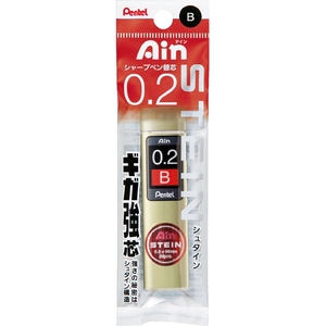 ぺんてる シャープ アイン替芯 シュタイン 0．2mm B ﾘﾌｲﾙXC272WB-イメージ1