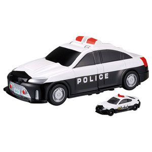 タカラトミー トミカビークルタウン 変形パトロールカー (トミカ付き) ﾄﾐｶﾋﾞ-ｸﾙﾀｳﾝﾍﾝｹｲﾊﾟﾄﾛ-ﾙｶ--イメージ4