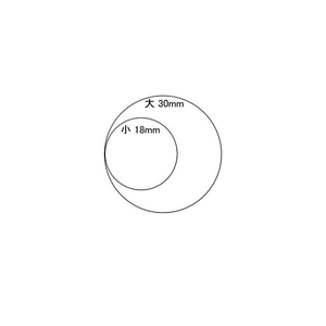 マグエックス 強力カラーマグネット 大 青 2個入 F803047-MFCM-30-2P-B-イメージ3