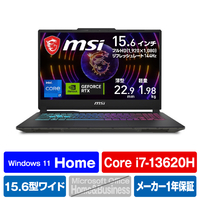 MSI ノートパソコン Cyborg 15 A13V ブラック & スケルトン CYBORG15A13VFK4125JP