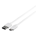 BUFFALO USB2．0ケーブル(A to C) (1．5m) ホワイト BSUAC215WH
