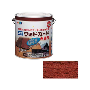 アサヒペン 水性ウッドガード外部用 3L マホガニー 07 FC701PJ-イメージ1